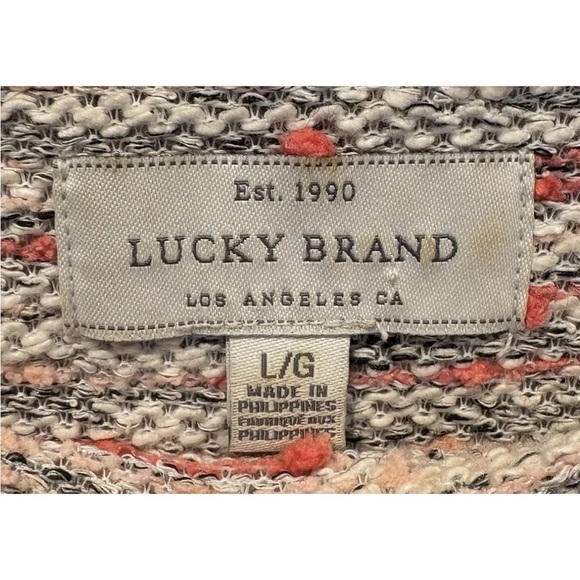 Lucky Brand Textured Square-Neck Top Womens Size Large (1305)‎ - Picture 6 of 9